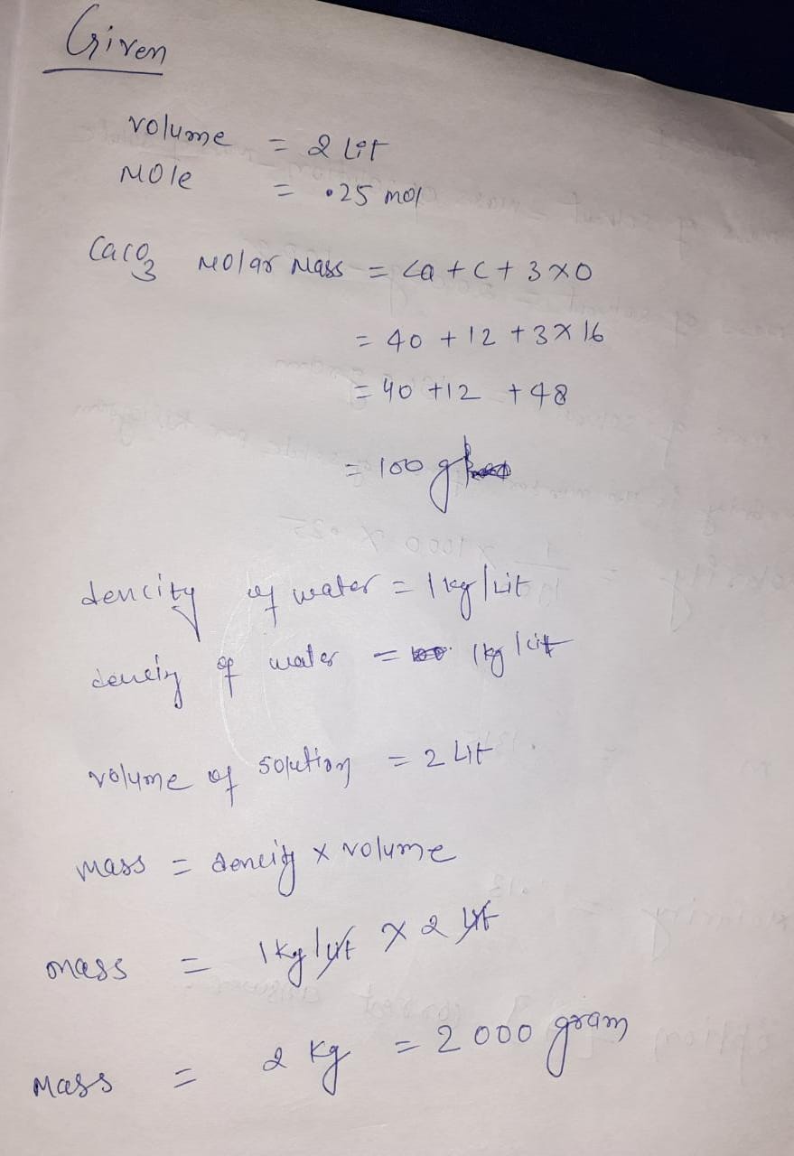 Chemistry homework question answer, step 1, image 1